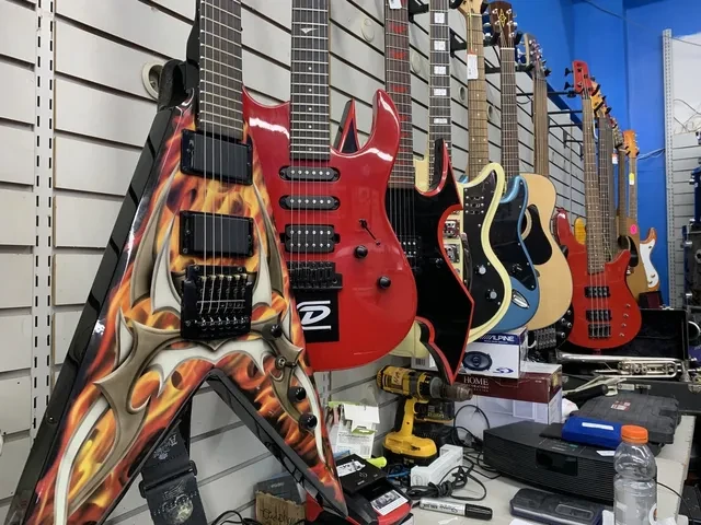 Electric guitars for sale at Best Pawn Shop