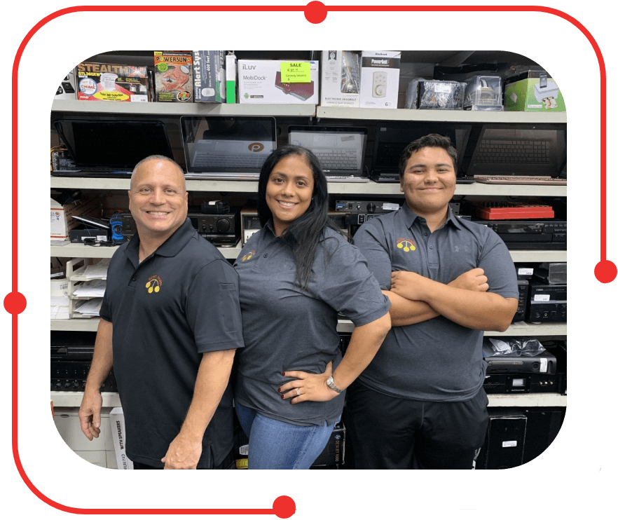 Best Pawn Shop staff helping a customer
